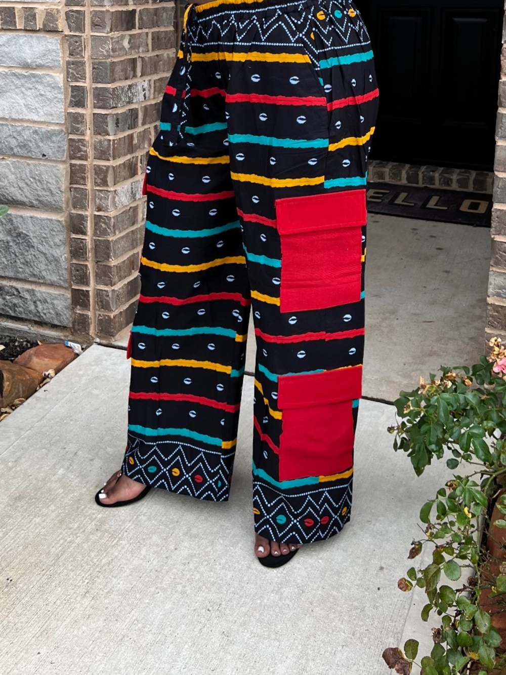 Ankara cotton pants